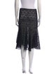 Gimaguas Lace Pattern Knee-Length Skirt