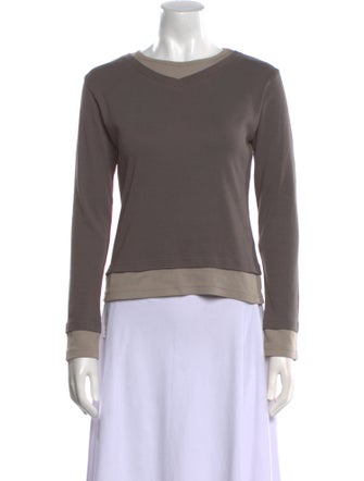 Gimaguas Scoop Neck Long Sleeve Sweatshirt