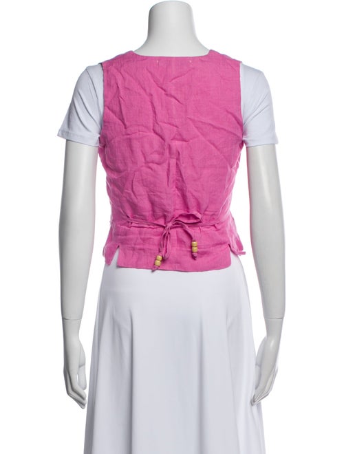 Gimaguas Linen Striped Vest