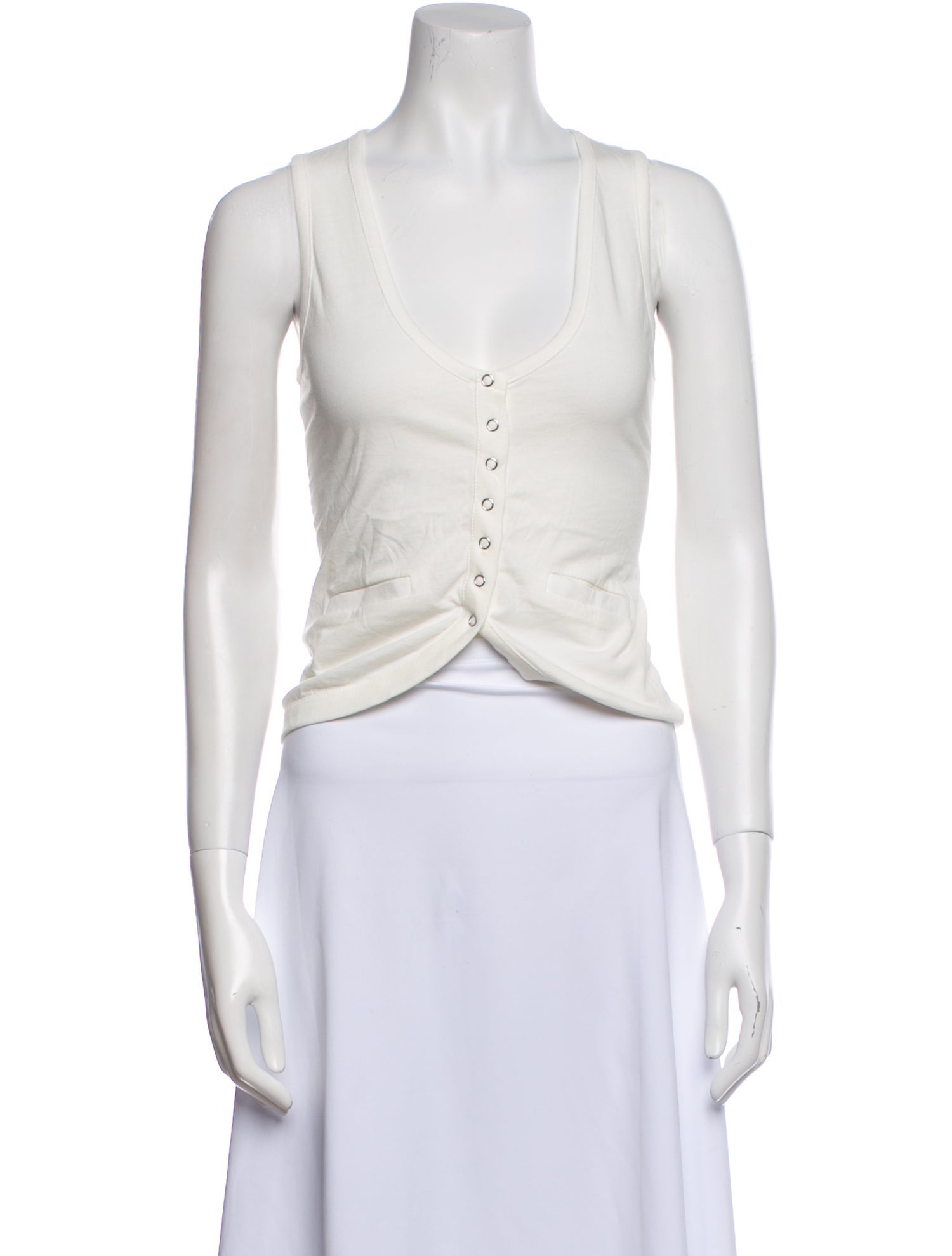 Gimaguas V-Neck Sleeveless Crop Top