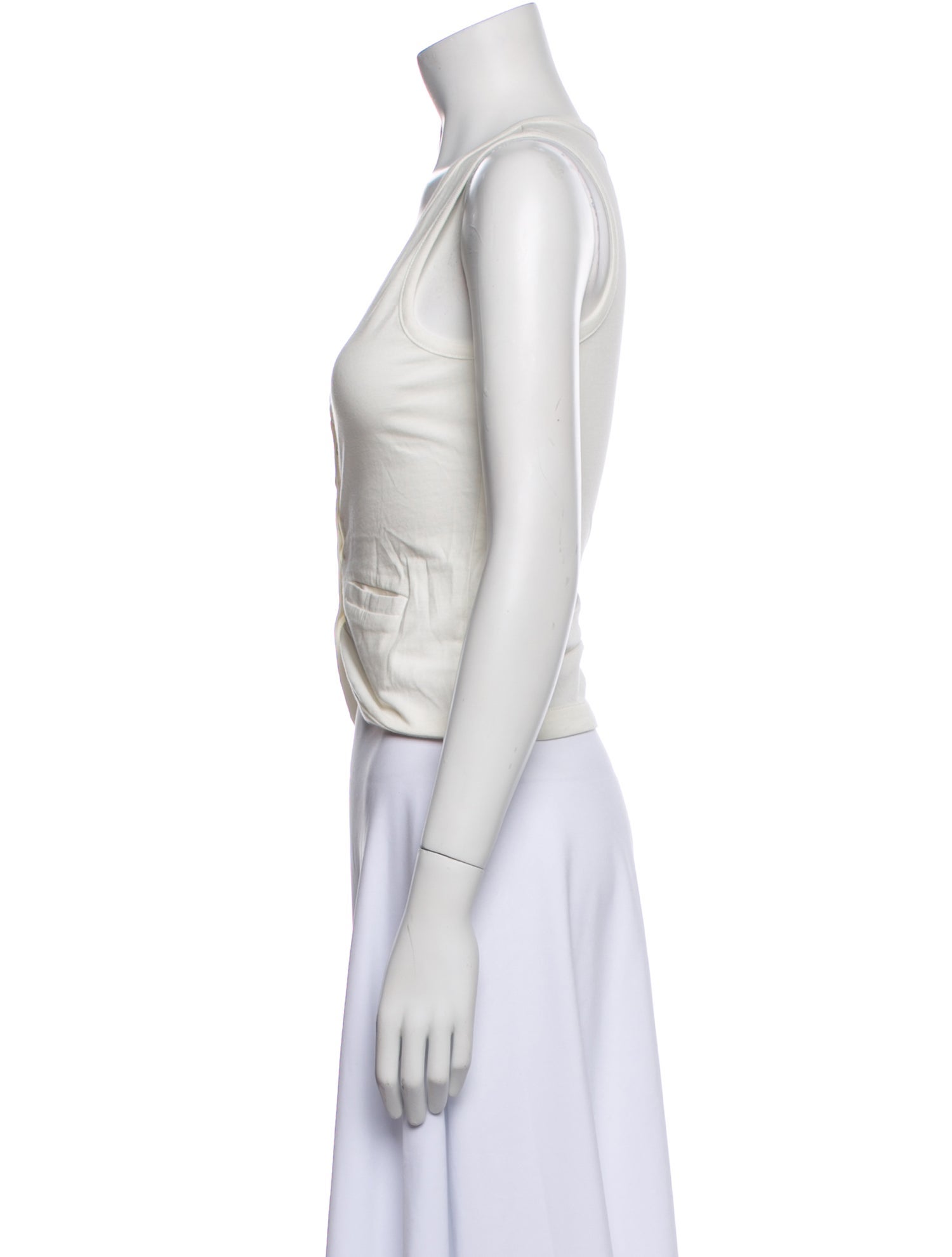 Gimaguas V-Neck Sleeveless Crop Top