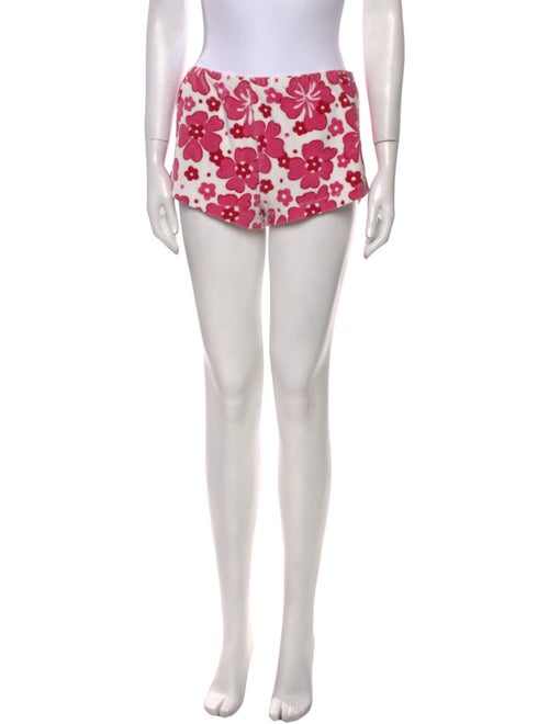 Gimaguas Floral Print Mini Shorts