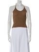 Gimaguas Wool Halterneck Crop Top