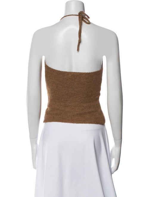 Gimaguas Wool Halterneck Crop Top