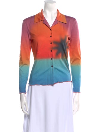 Gimaguas Printed Long Sleeve Polo