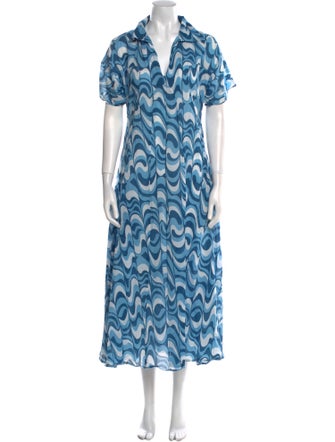 Gimaguas Printed Long Dress