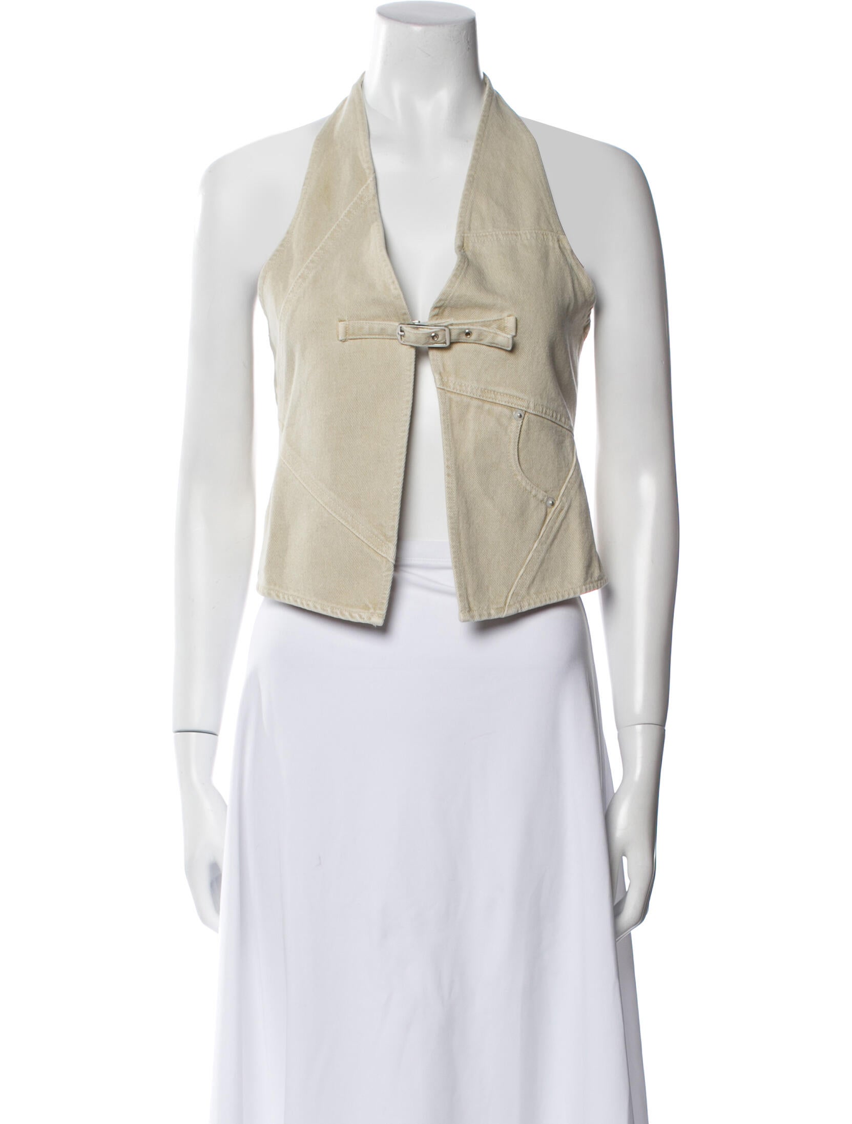 Gimaguas V-Neck Sleeveless Crop Top