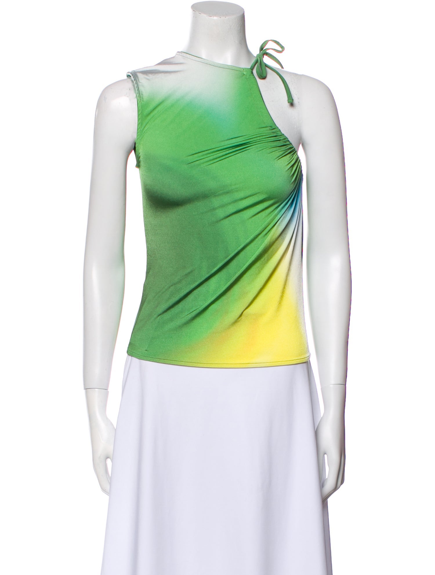 Gimaguas Tie-Dye Print Asymmetrical Top w/ Tags