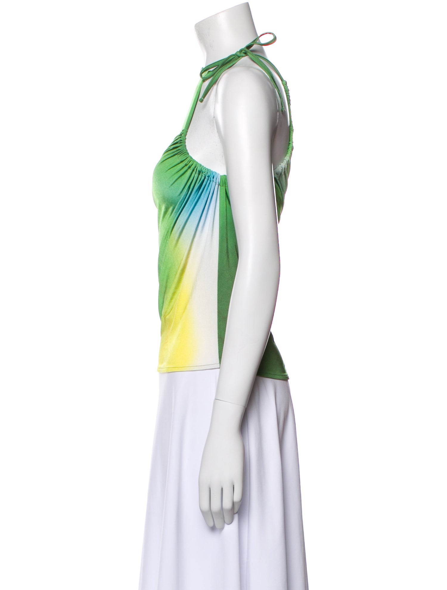 Gimaguas Tie-Dye Print Asymmetrical Top w/ Tags