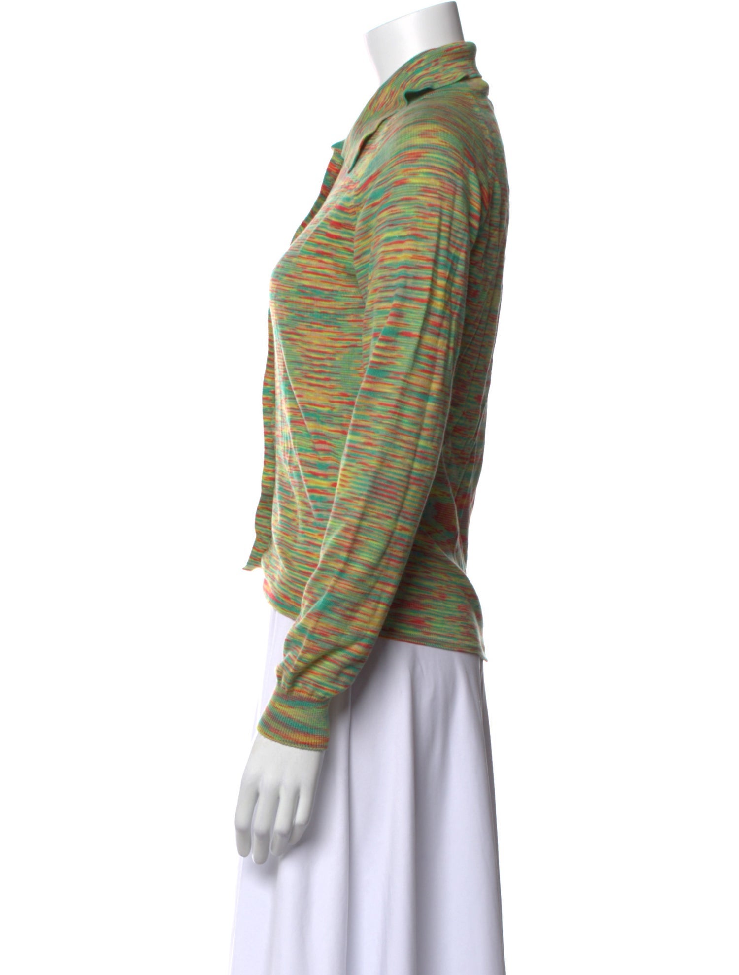 Gimaguas Printed Long Sleeve Crop Top