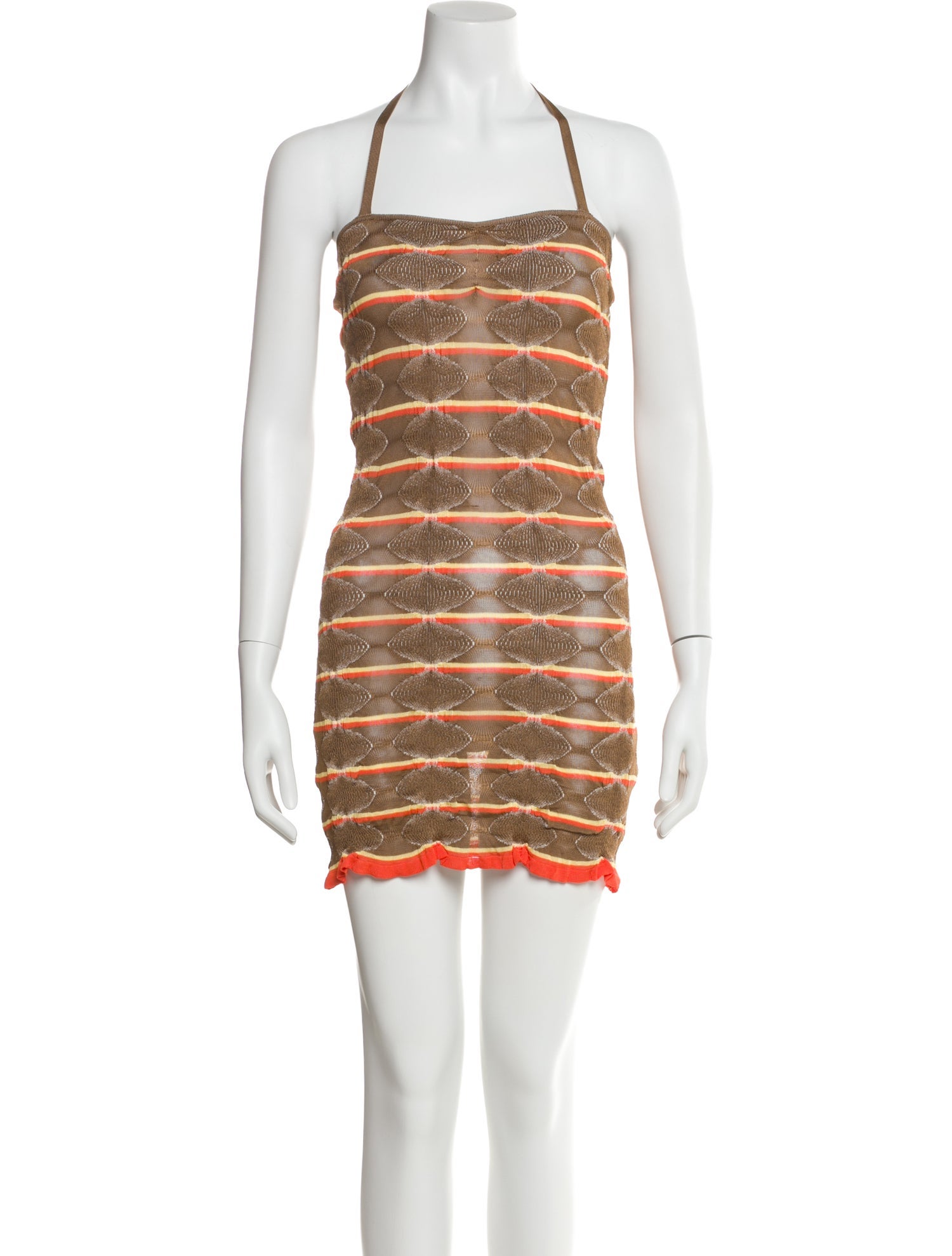 gimaguas brown dress Josie Off Shoulder Mesh Maxi Dress - Dark Brown