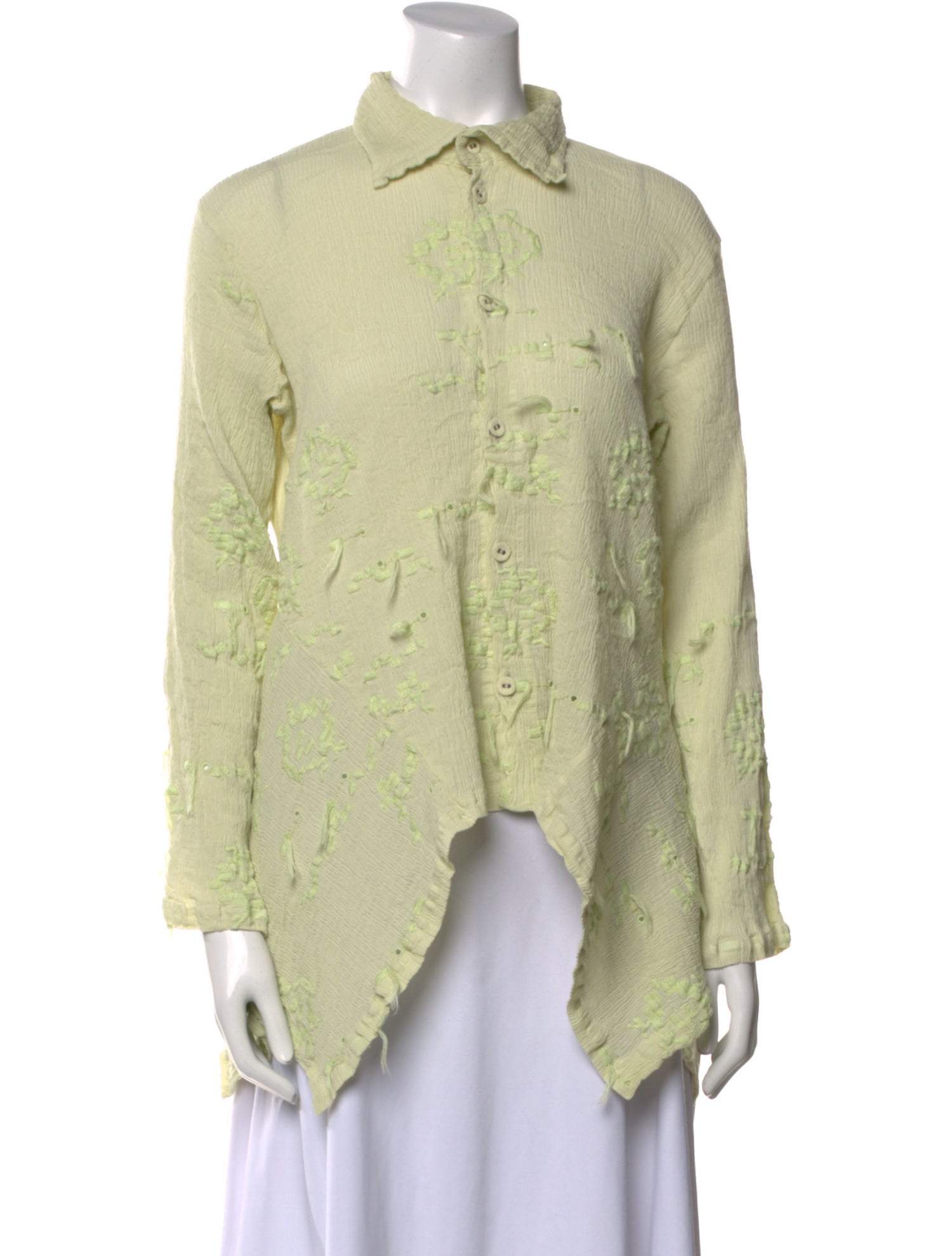 HaaT Long Sleeve Button-Up Top