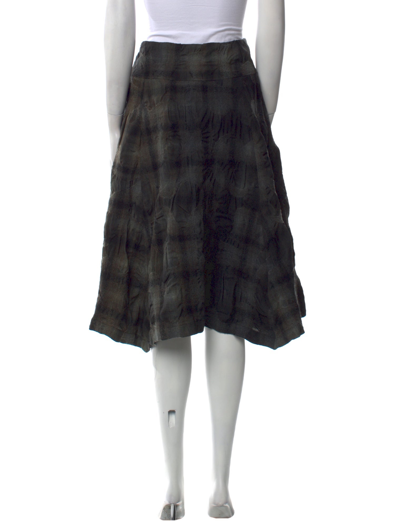 HaaT Wool Knee-Length Skirt