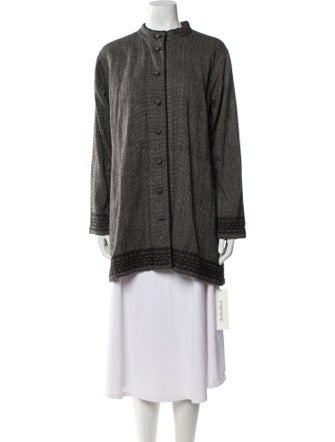 HaaT Wool Striped Coat