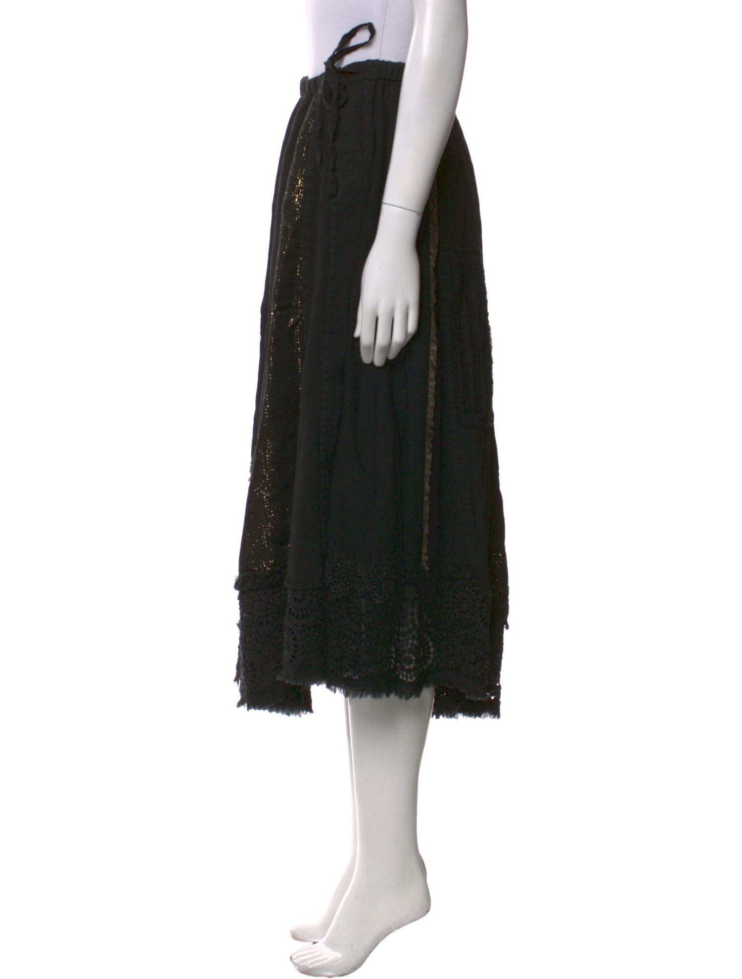 HaaT Wool Knee-Length Skirt