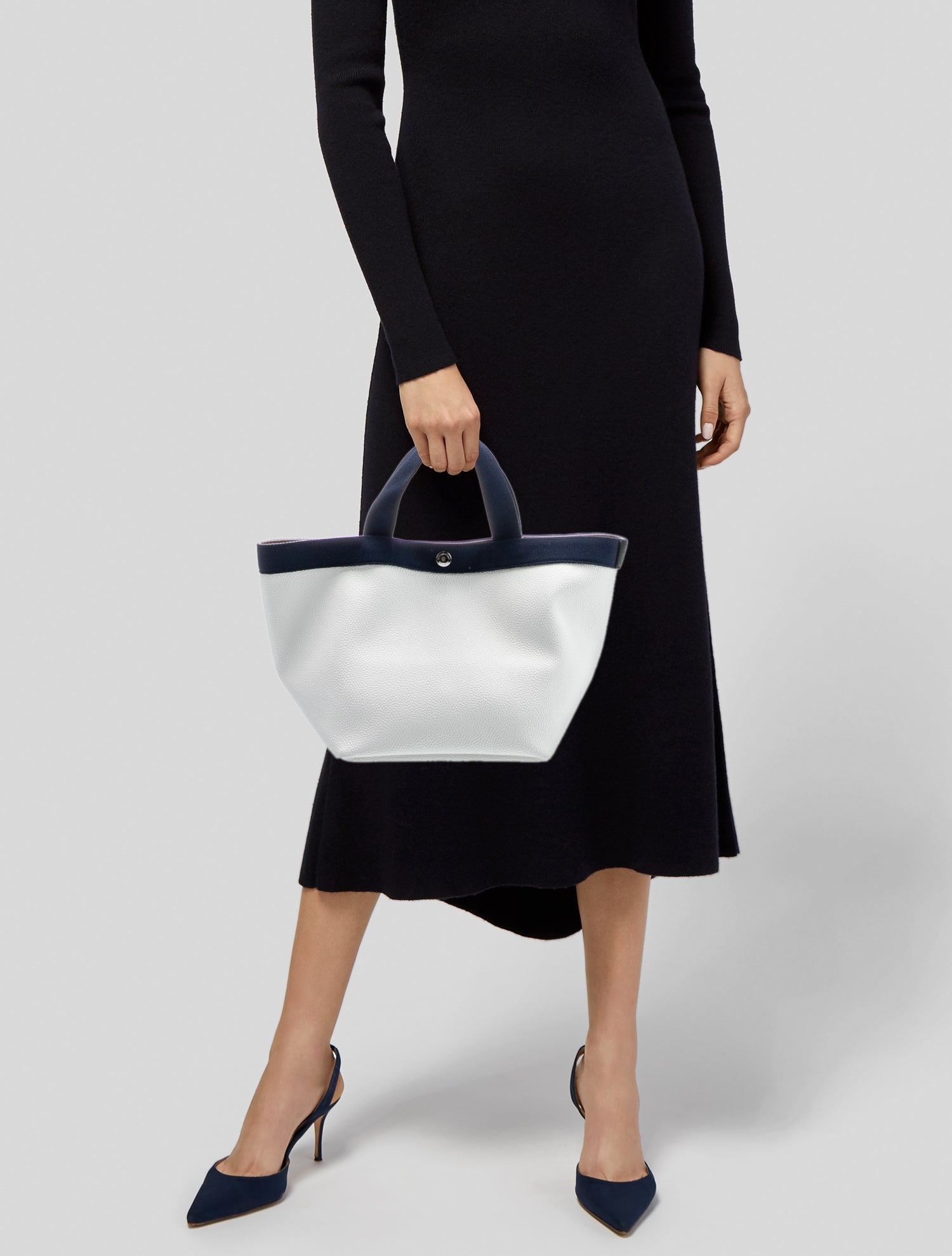 Hervé Chapelier Leather Tote