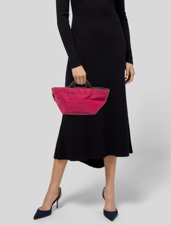 Hervé Chapelier Nylon Top Handle Bag