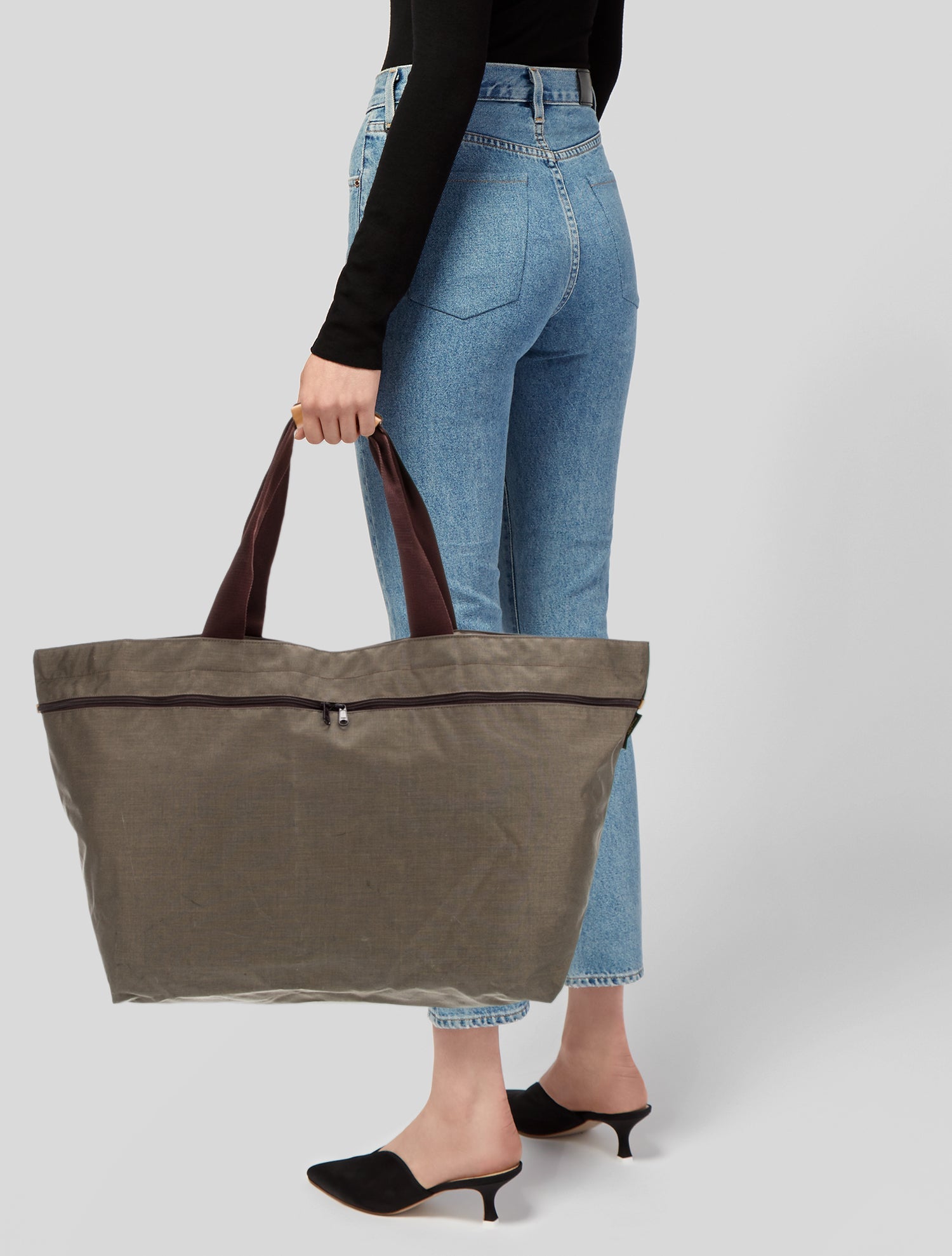 Hervé Chapelier Canvas Tote
