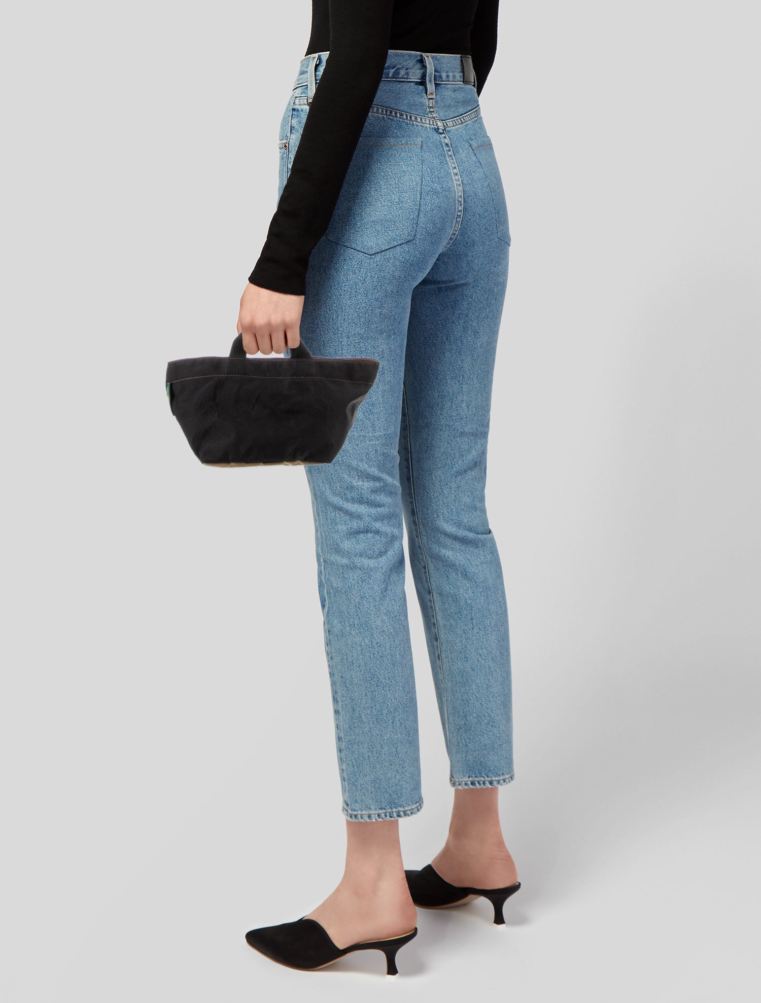 Hervé Chapelier Nylon Top Handle Bag