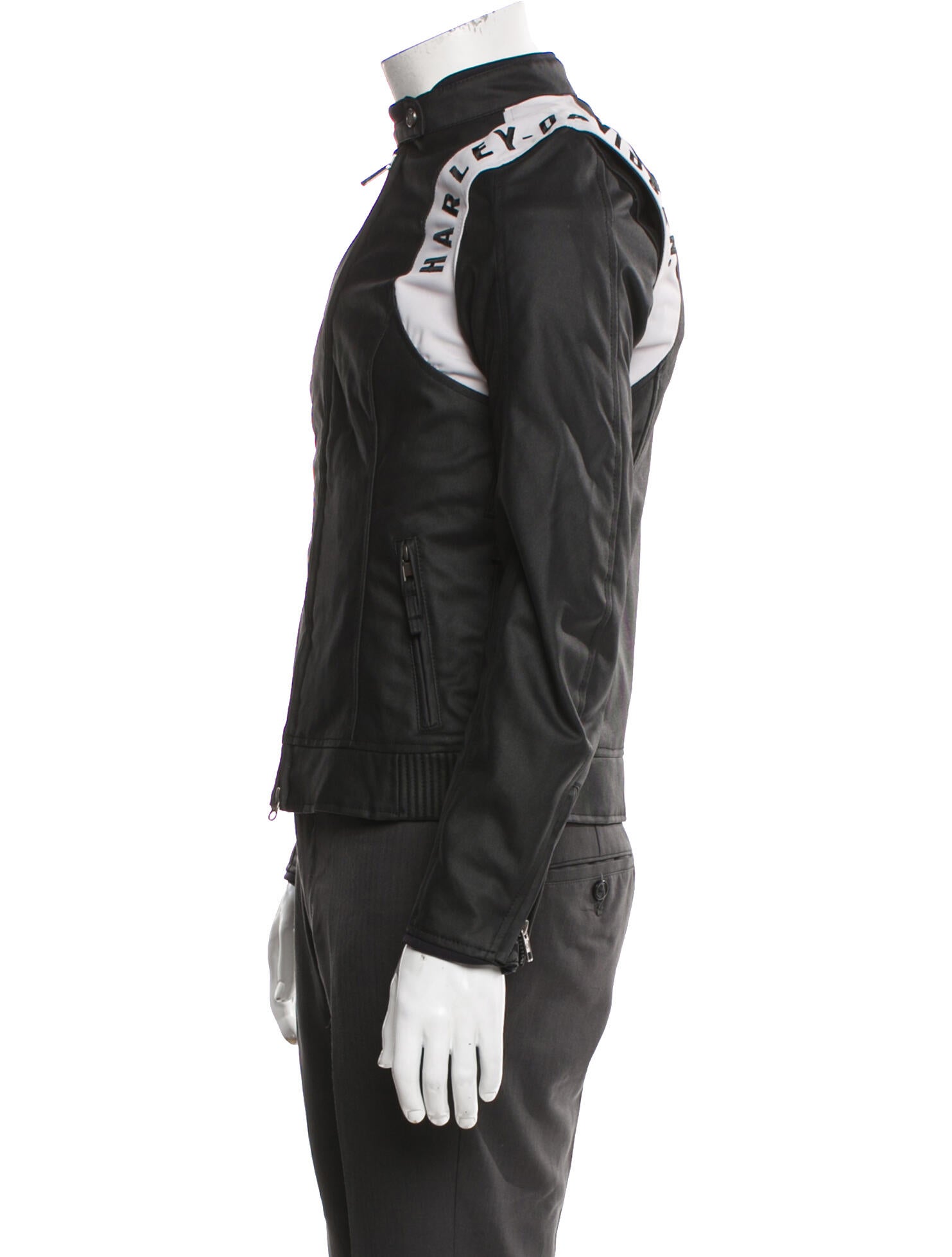 Harley Davidson Graphic Print Bomber Jacket