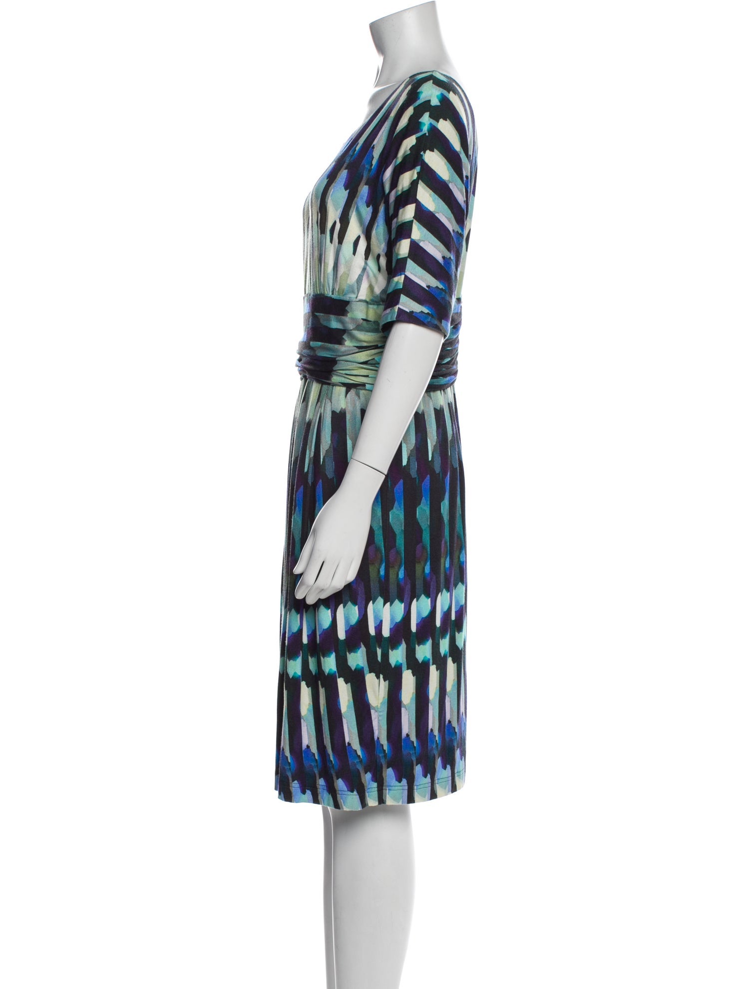 Hilton Hollis Printed Knee-Length Dress