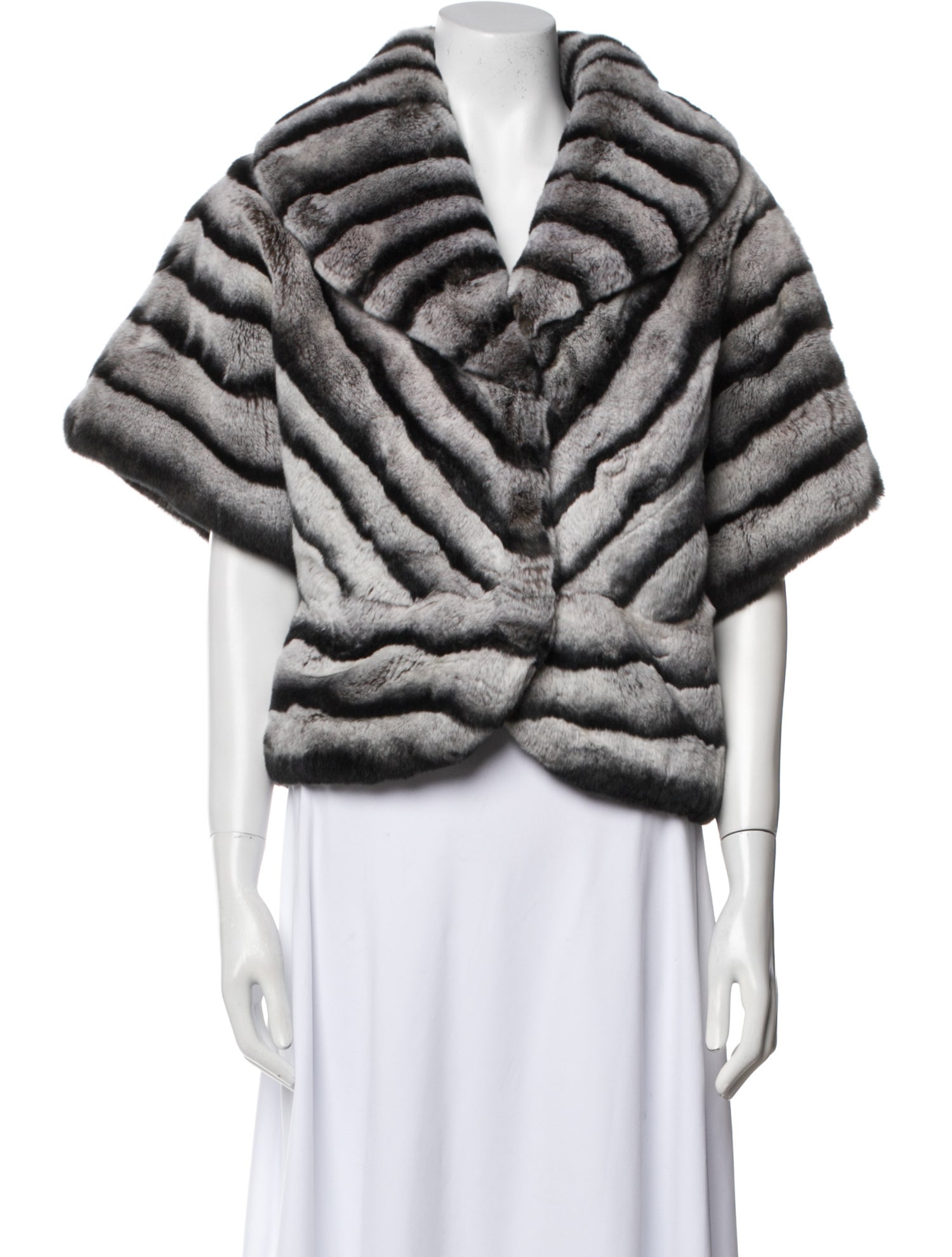 Hilton Hollis Printed Fur Jacket