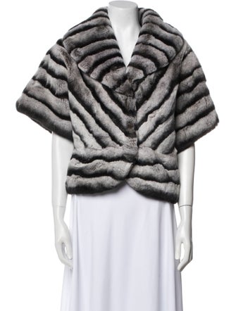 Hilton Hollis Printed Fur Jacket