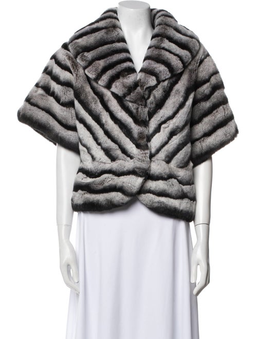 Hilton Hollis Printed Fur Jacket