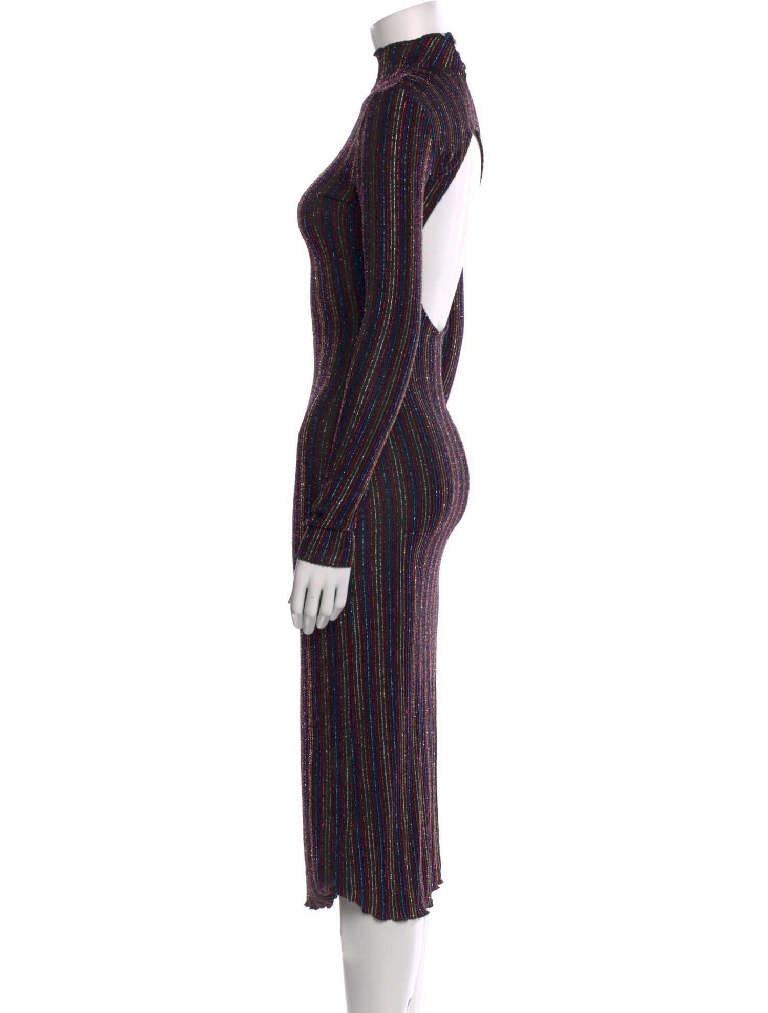 House of Harlow x Revolve Turtleneck Midi Length Dress