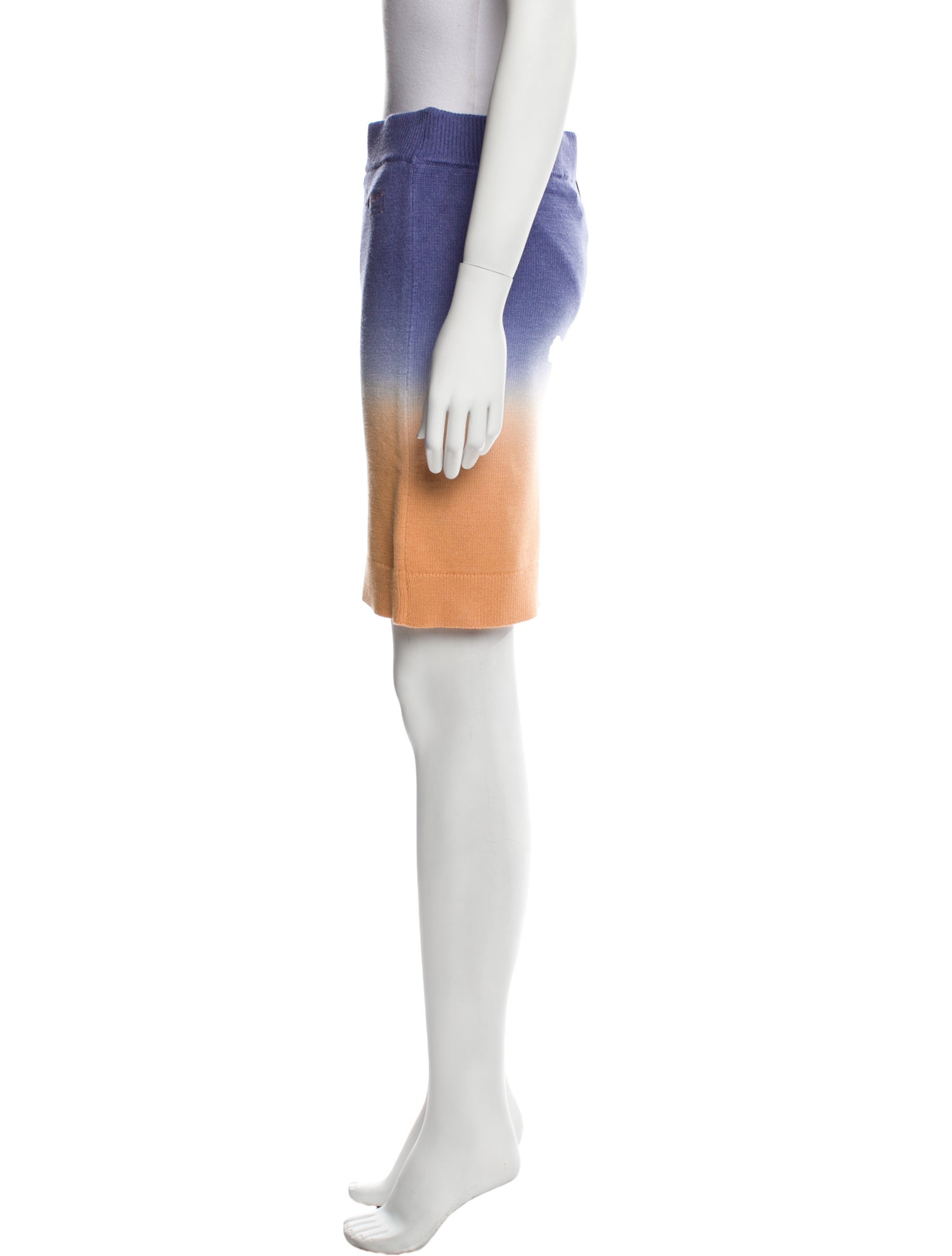 House of Sunny Colorblock Pattern Mini Skirt