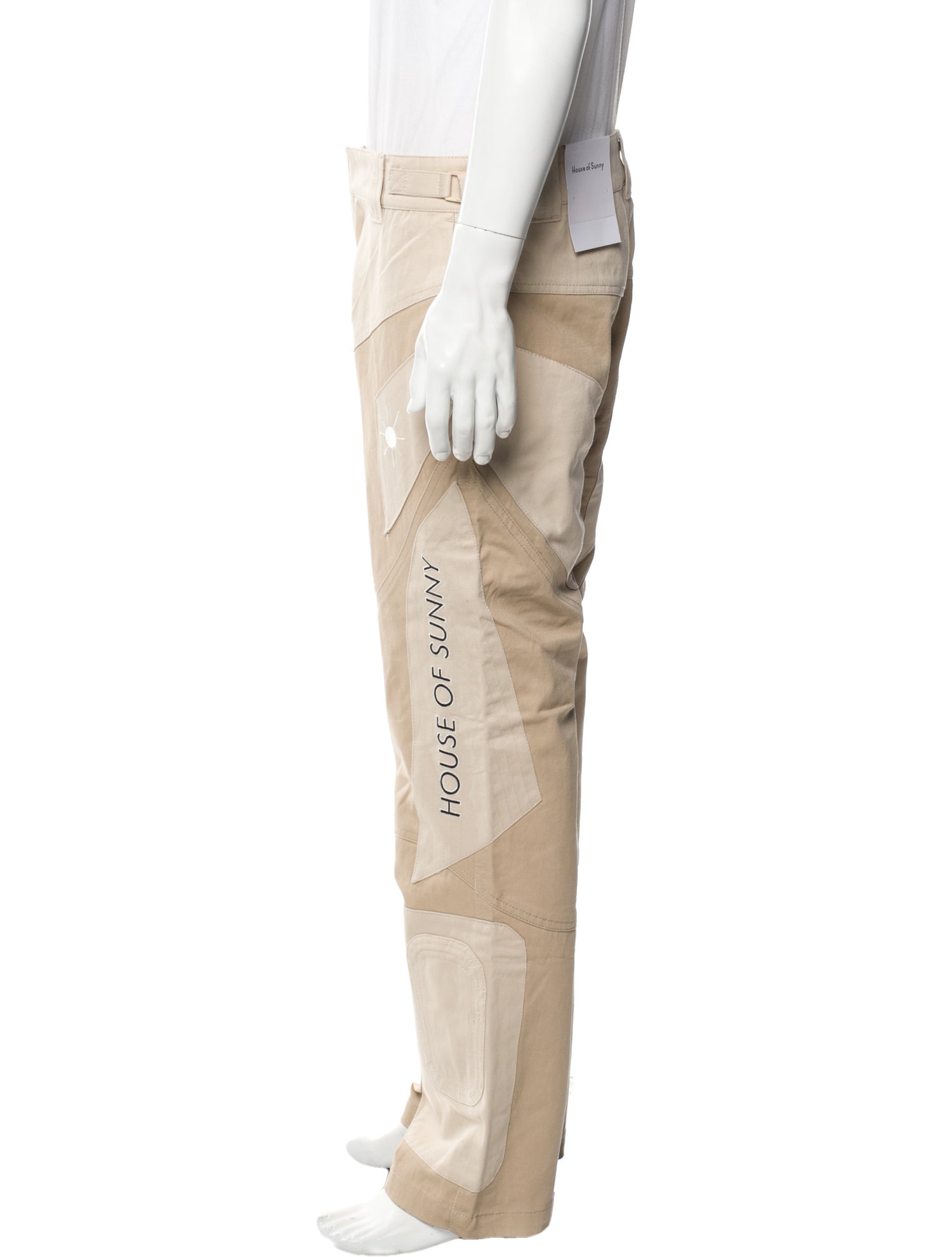 House of Sunny Colorblock Pattern Cargo Pants w/ Tags