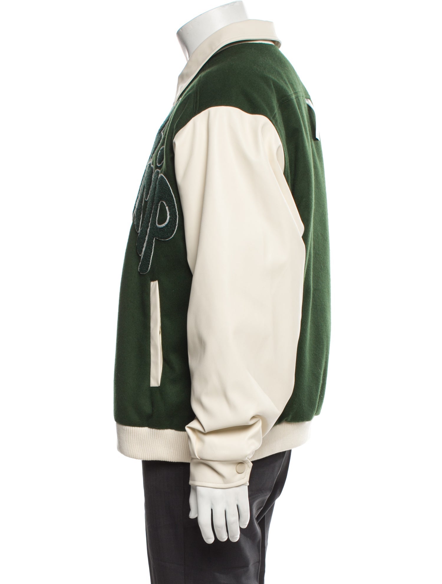 House of Sunny Graphic Print Varsity Jacket