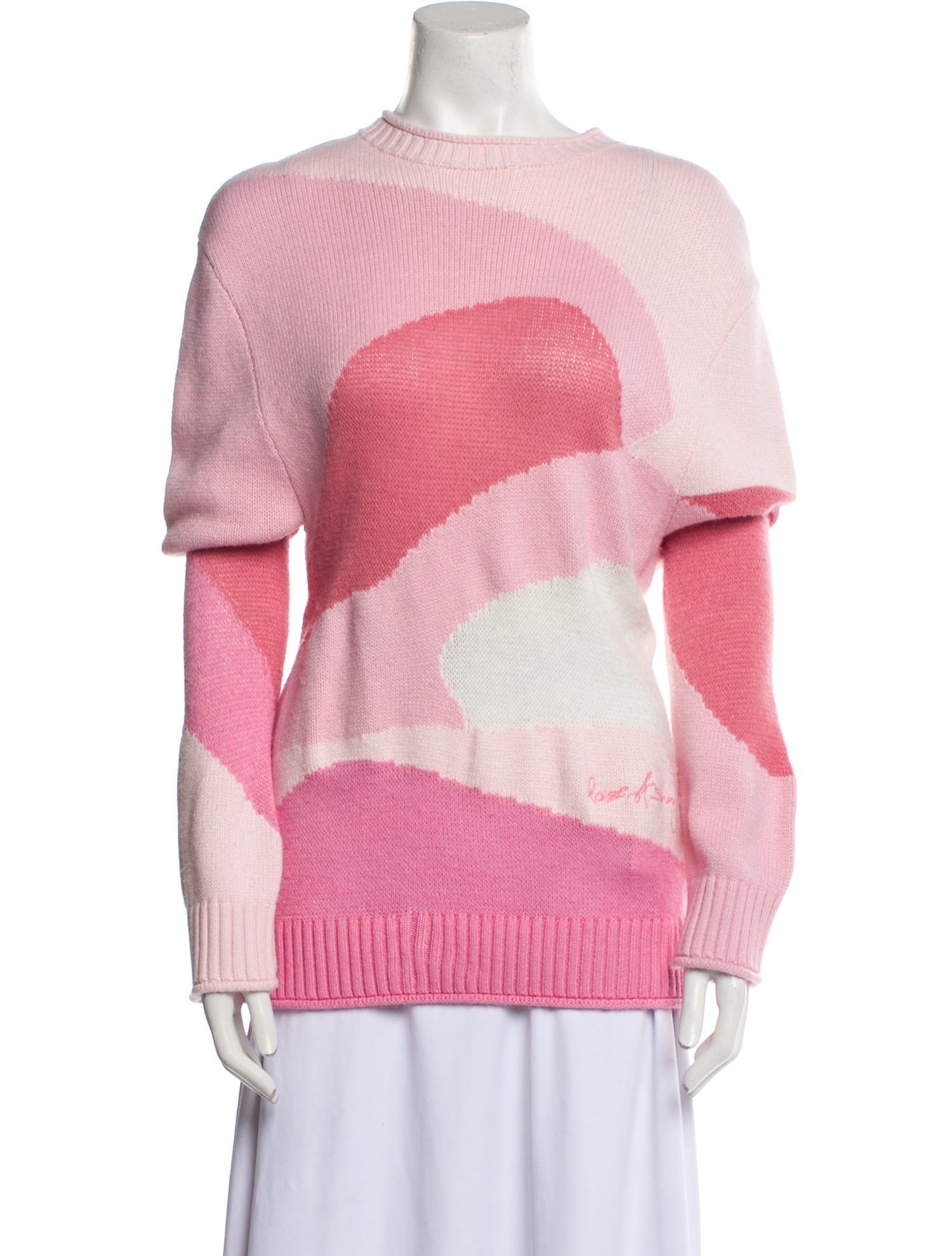 House of Sunny Striped Mock Neck Sweater