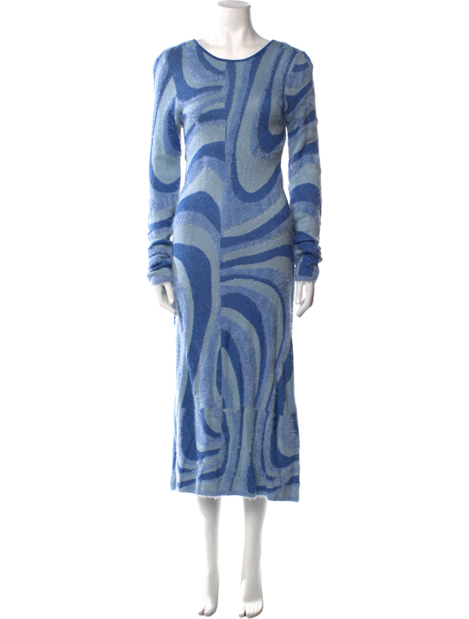 House of Sunny Tie-Dye Print Long Dress