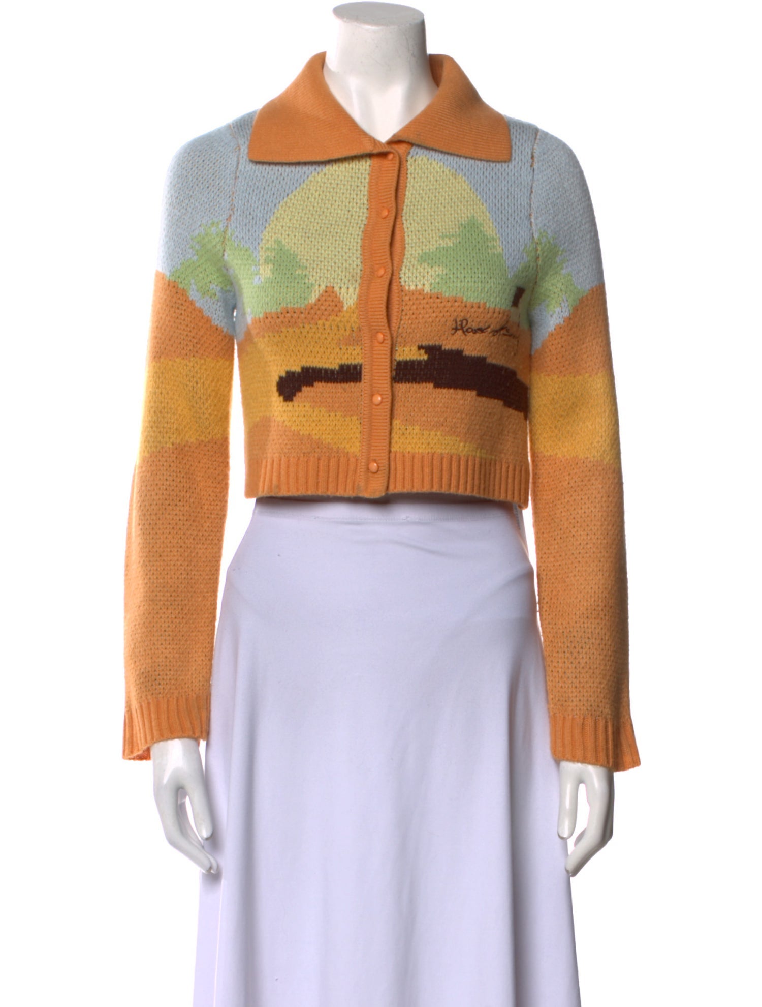 House of Sunny Printed Sweater