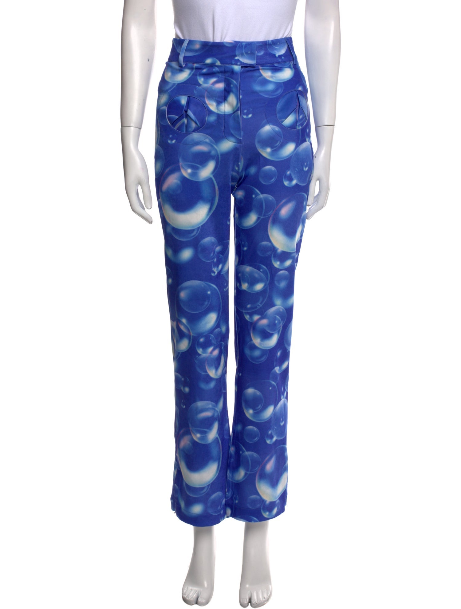 House of Sunny Printed Wide Leg Pants