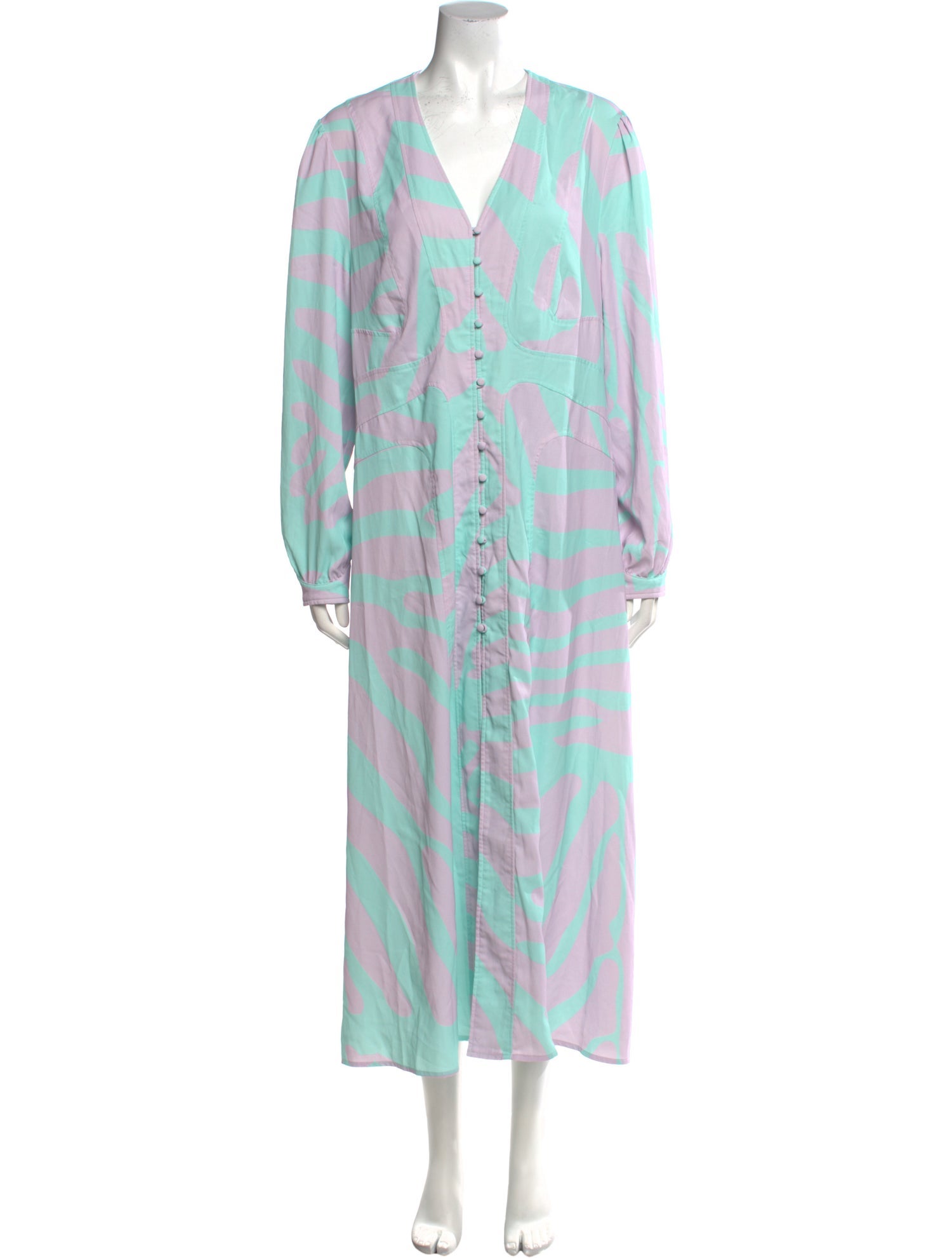 House of Sunny Printed Long Dress