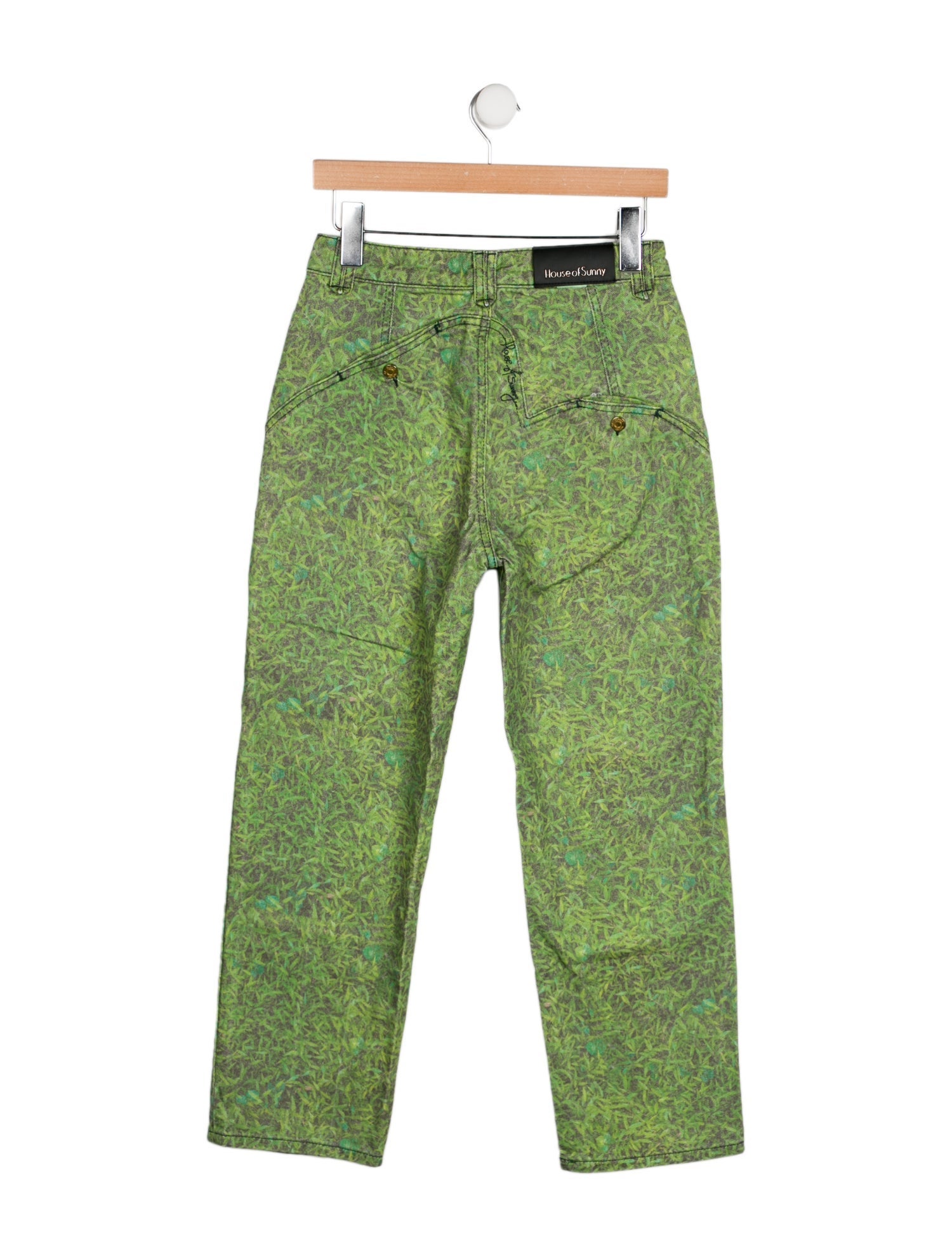 House of Sunny Mid-Rise Straight Leg Jeans