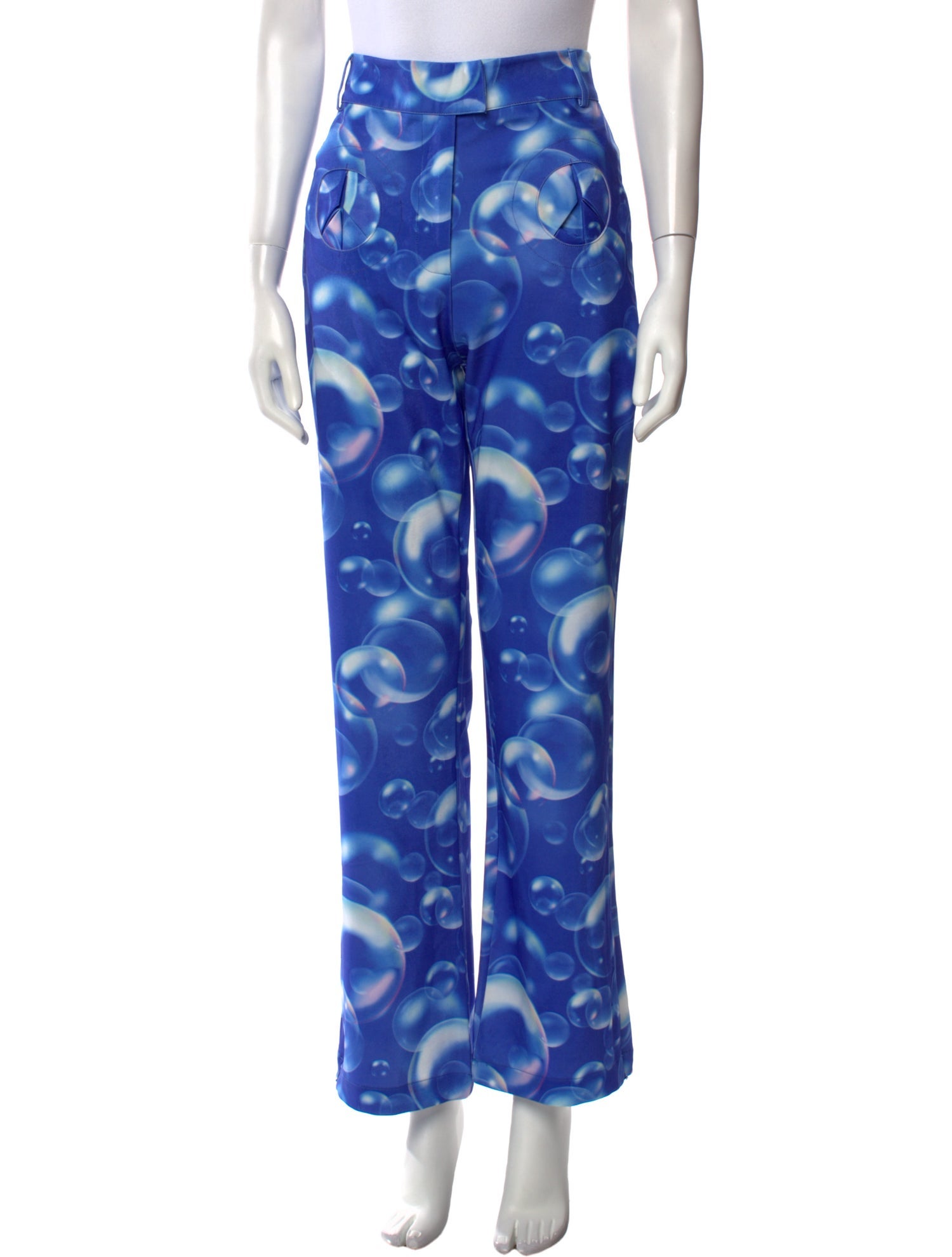 House of Sunny Printed Wide Leg Pants