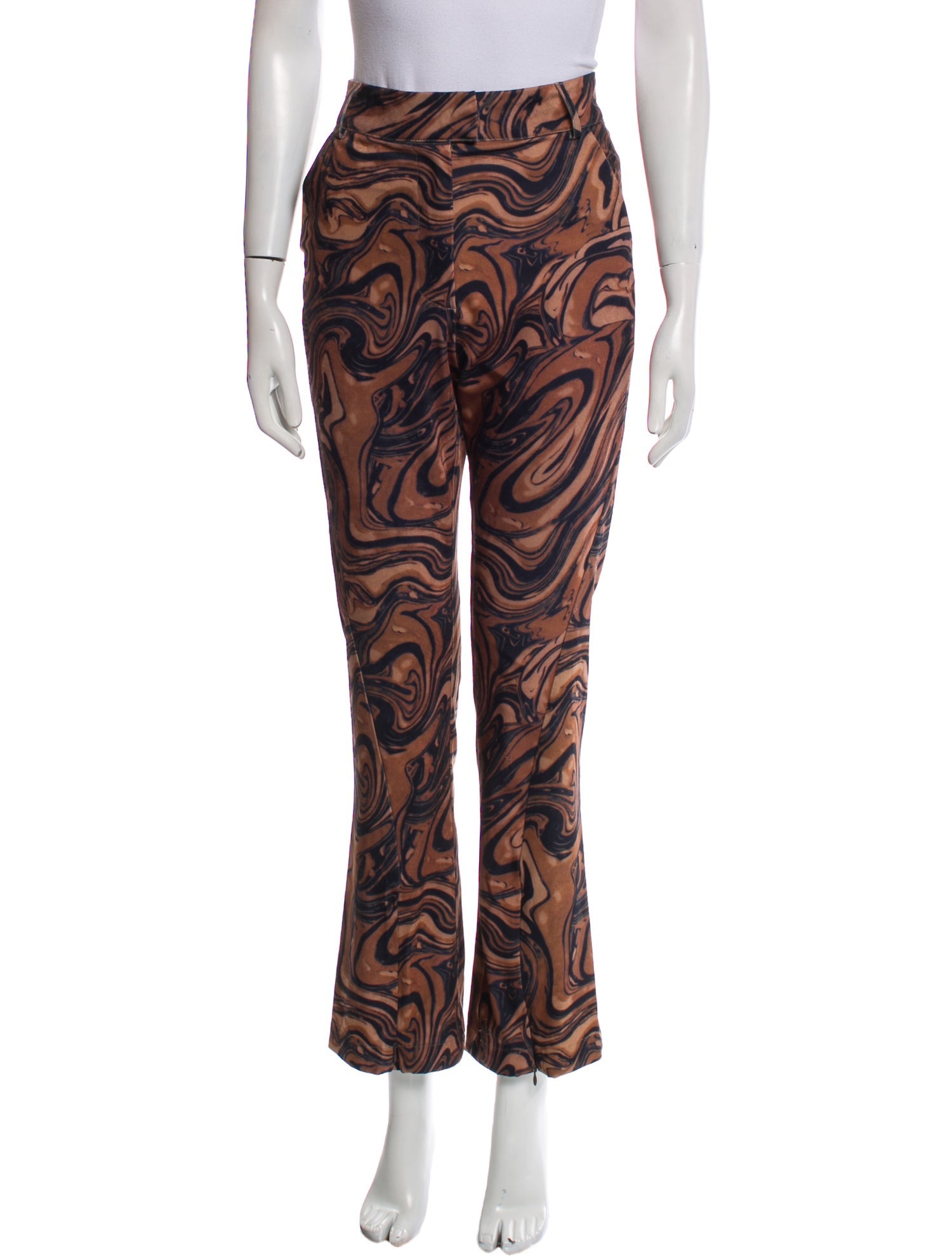 House of Sunny Printed Straight Leg Pants
