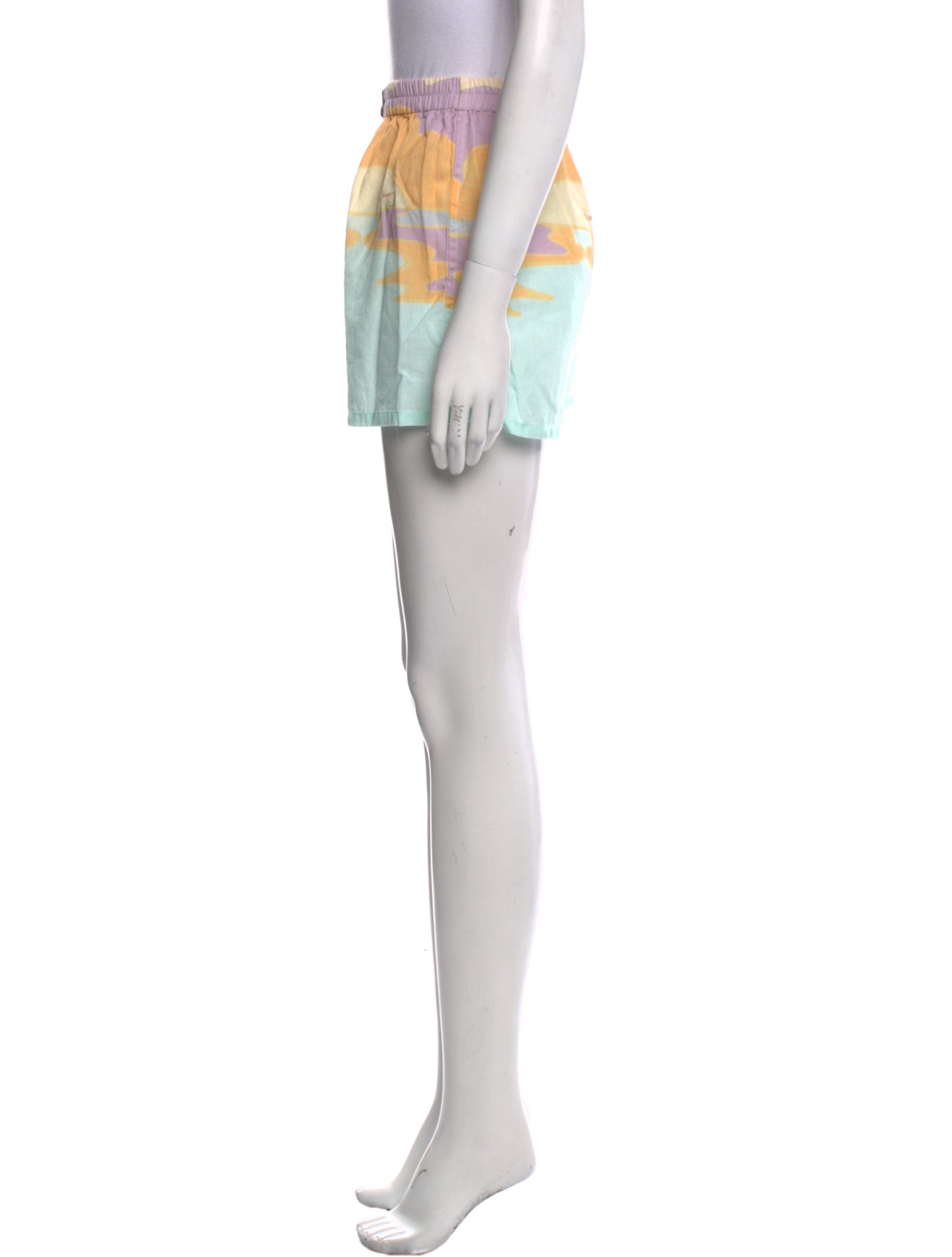 House of Sunny Printed Mini Shorts