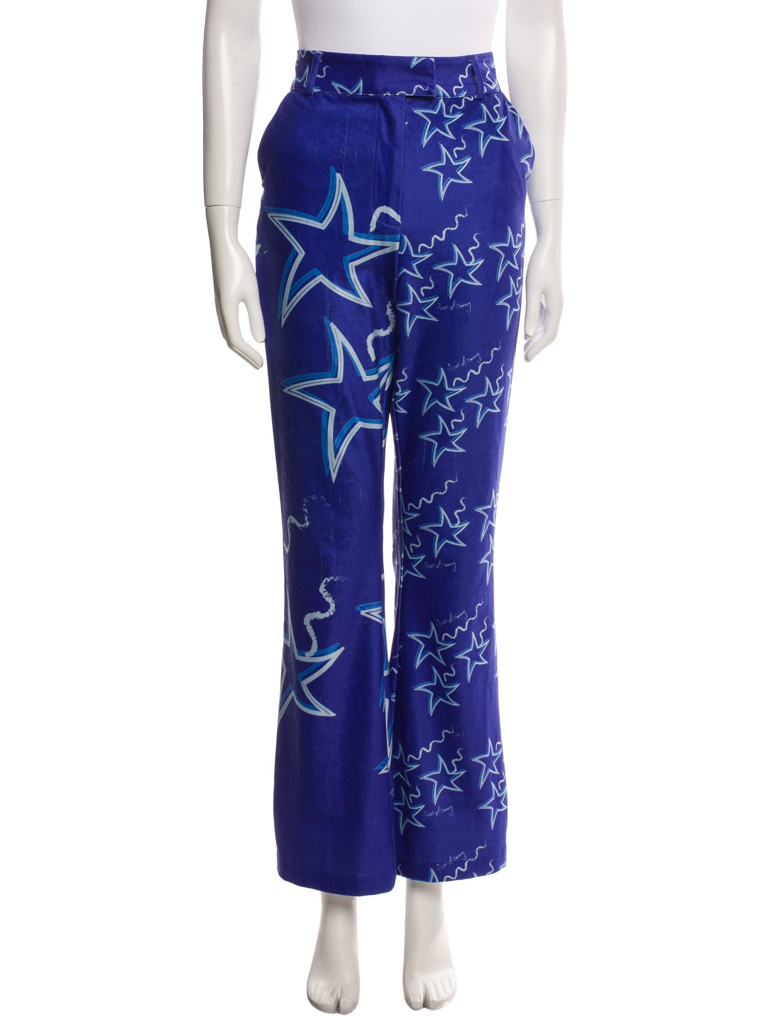 House of Sunny Printed Wide Leg Pants