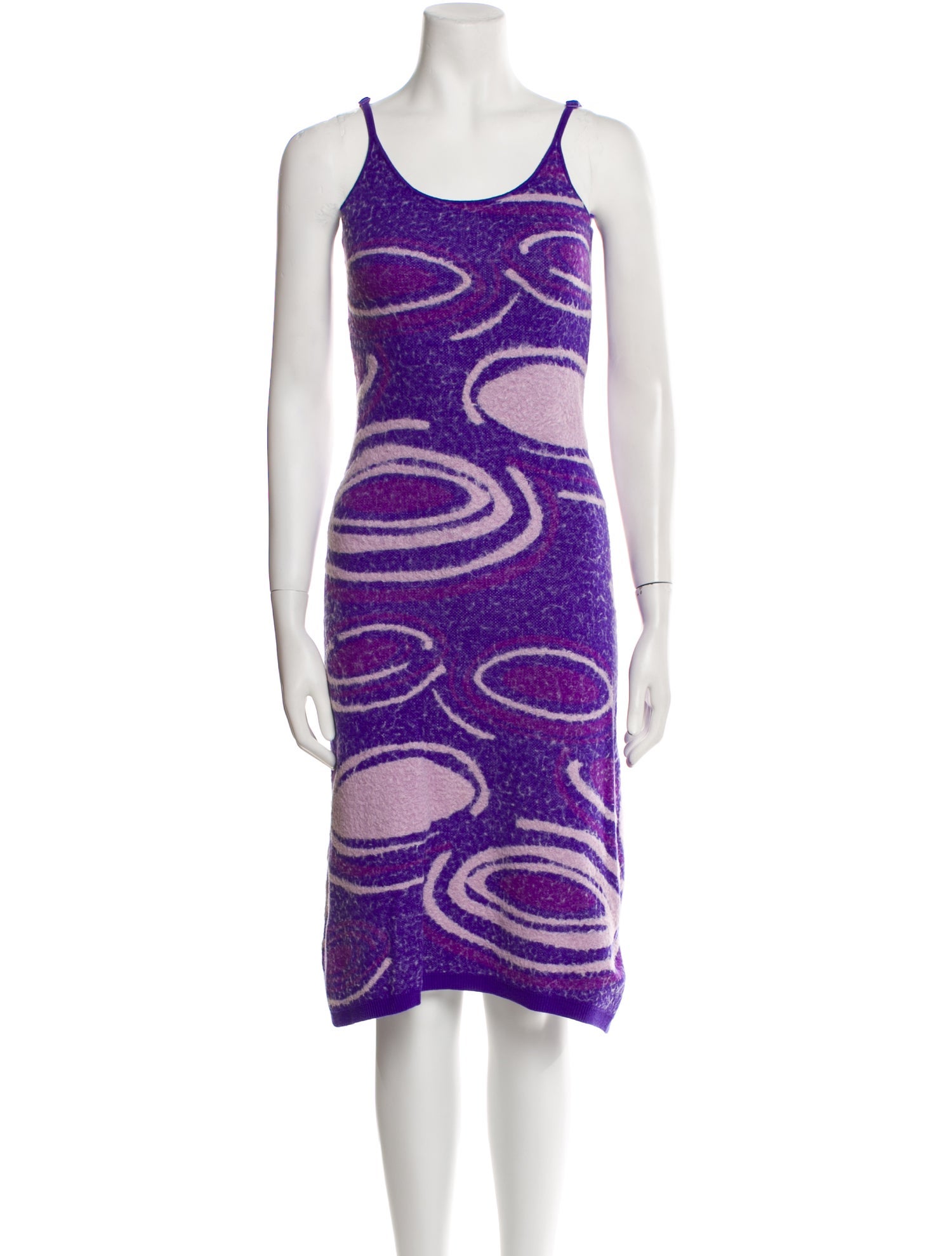 House of Sunny Printed Knee-Length Dress