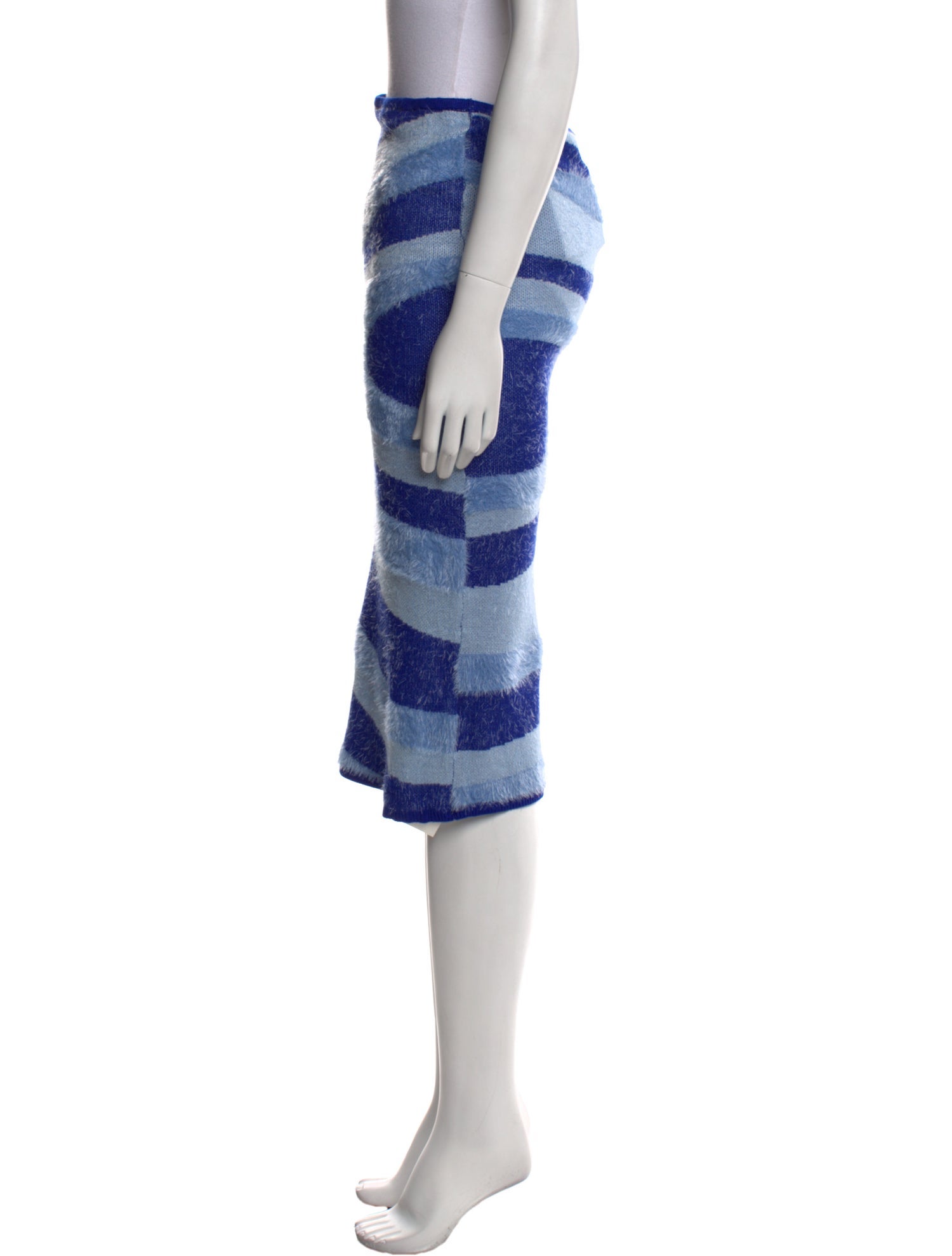 House of Sunny Striped Knee-Length Skirt w/ Tags