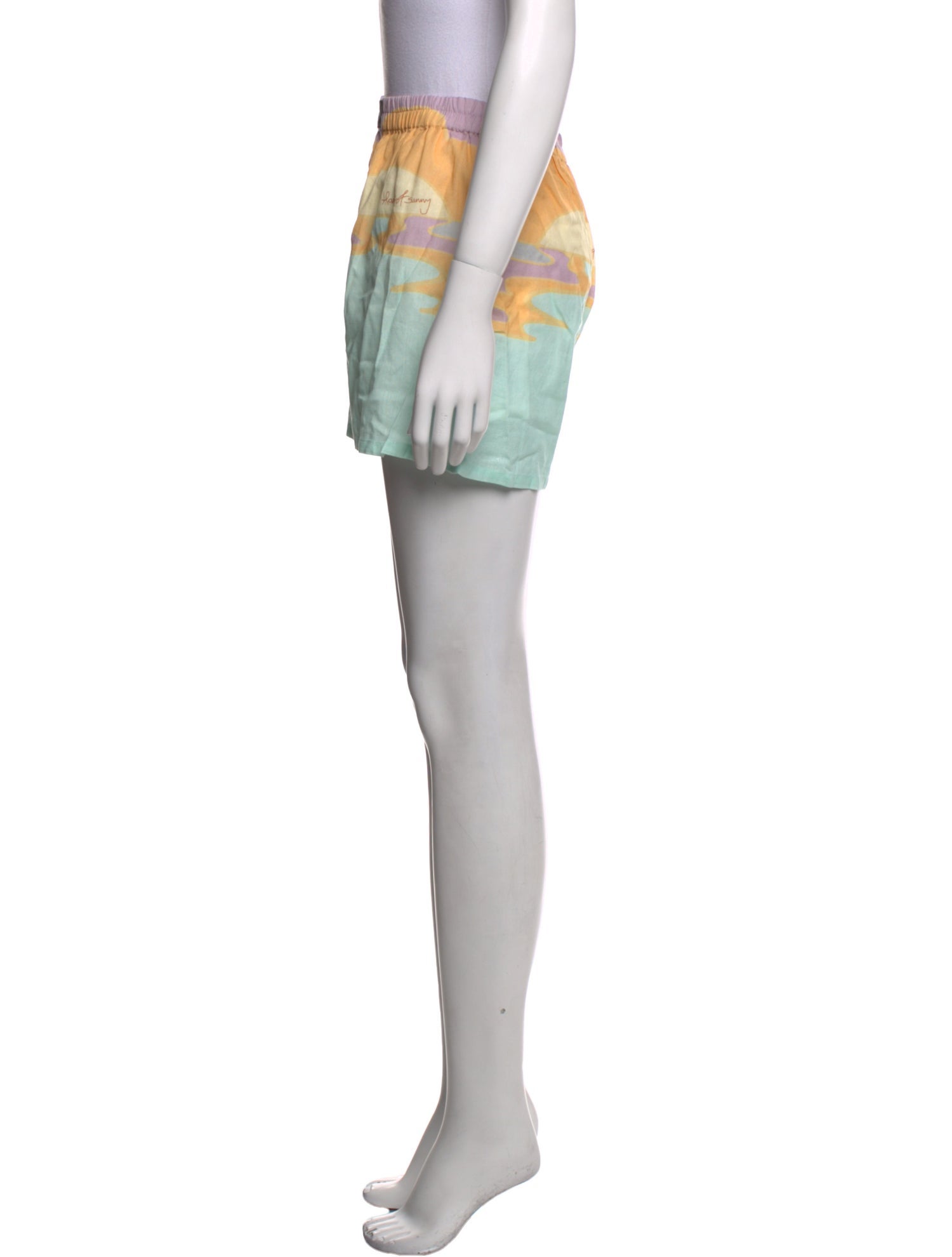 House of Sunny Printed Mini Shorts