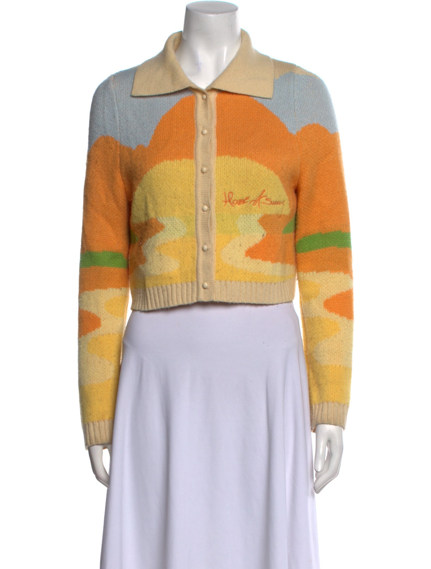 House of Sunny Printed Sweater