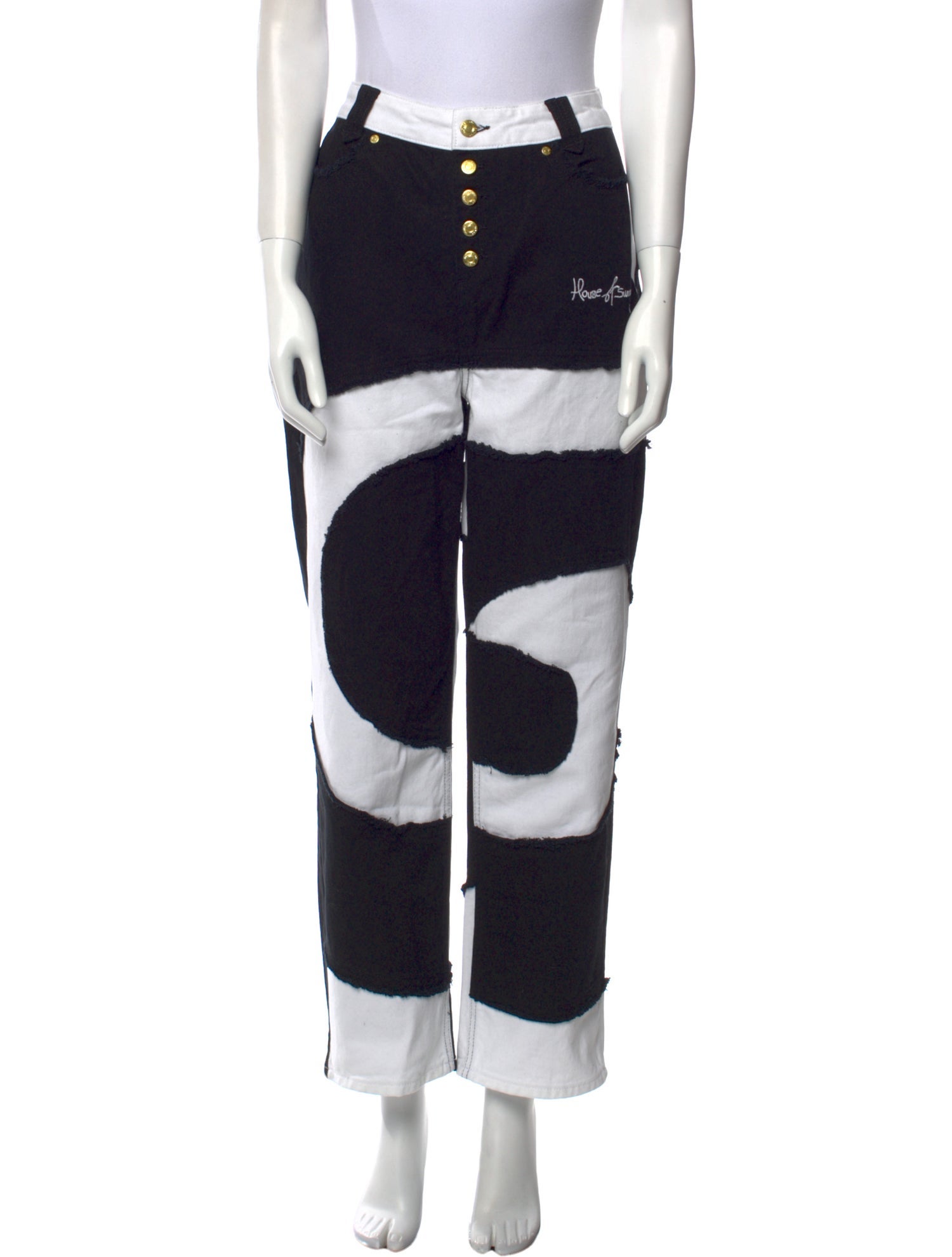 House of Sunny Graphic Print Wide Leg Pants