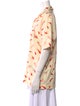 House of Sunny Printed Short Sleeve Button-Up Top