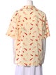 House of Sunny Printed Short Sleeve Button-Up Top
