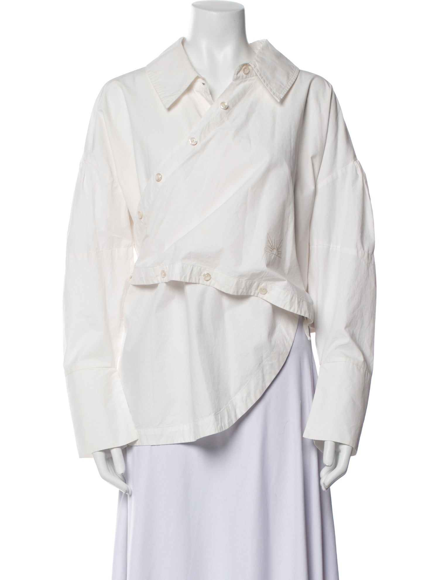 House of Sunny Long Sleeve Button-Up Top